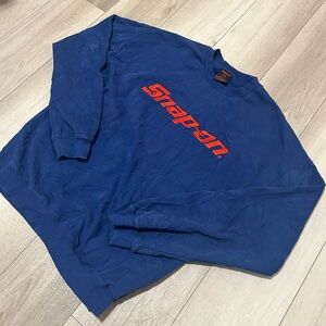 Snap-on Blue Sweatshirt Size Xxl